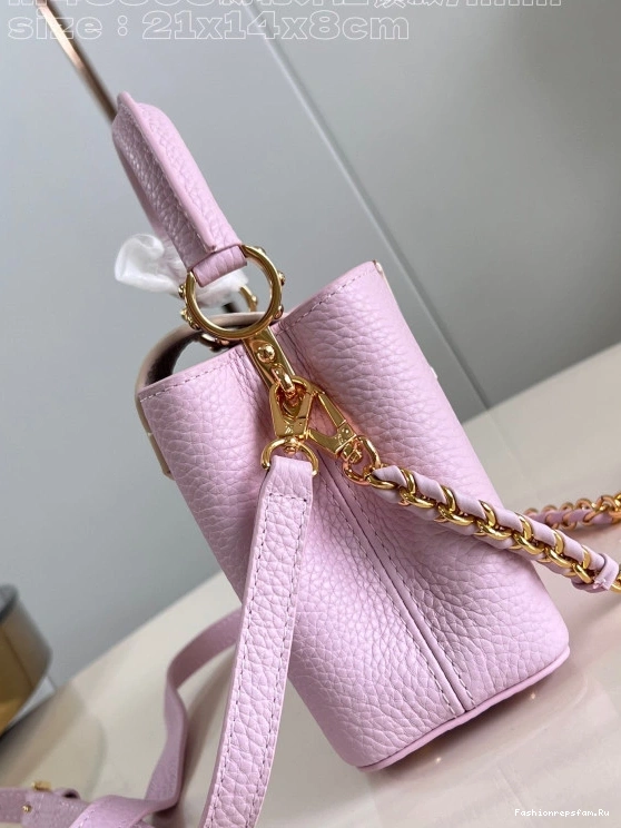 FS CHEAP MINI-21*14*8CM VUITTON CAPUCINES LOUIS 0809